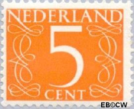 Nederland NL 465 1953 Cijfer type 'van Krimpen' Gebruikt 5