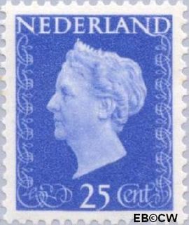 Nederland NL 483 1947 Koningin Wilhelmina- Type 'Hartz' Gebruikt 25