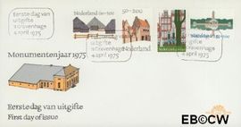 Nederland NL E139 1975 Architectuur FDC zonder adres