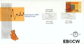 Nederland NL E297 1992 Ned. Ver. Kindergeneeskunde FDC zonder adres