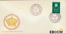 Nederland NL E70 1964 Koninkrijks Statuut FDC zonder adres