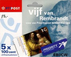 Nederland NL HB1836 1999 Nederlandse kunst 17e eeuw 5x100c Postfris