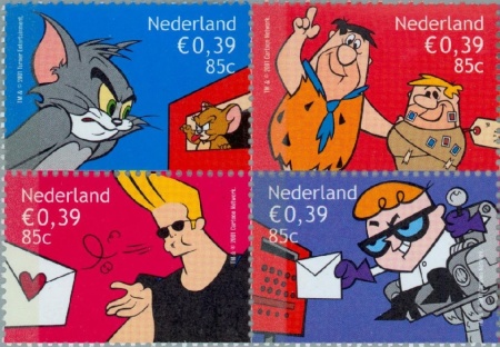 Nederland NL KP498 2001 Cartoons 85+85+85+85 Postfris