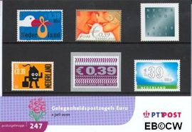 Nederland NL M247 2001 Levensloop, Zakenzegel en 10 voor uw post Postfris