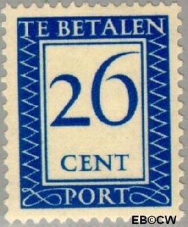 Nederland NL PT96 1947 Portzegel Postfris 26