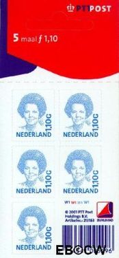 Nederland NL V1492b 2001 Koningin Beatrix- Type 'Inversie' Postfris 110