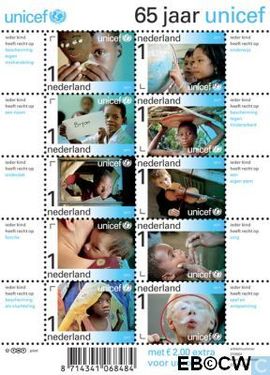 Nederland NL Va2923#2832 2011 UNICEF 65 jaar Postfris