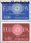 POR 898#899 Postfris 1960 C.E.P.T.- Rad met spaken