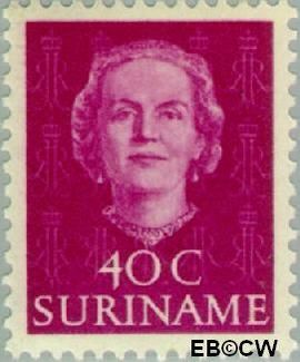 Suriname SU 292 1951 Type 'En Profile' Gebruikt 40