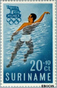 Suriname SU 352 1960 Olympisch Comité Gebruikt 20+10