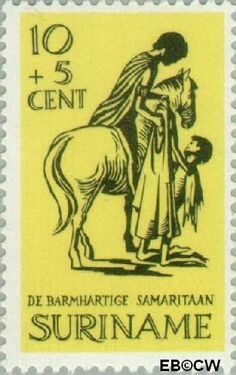 Suriname SU 470 1967 Barmhartige Samaritaan Gebruikt 10+5
