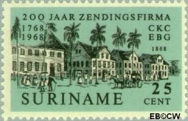 Suriname SU 500 1968 Zendingsfirma C.Kersten & Co. Gebruikt 25