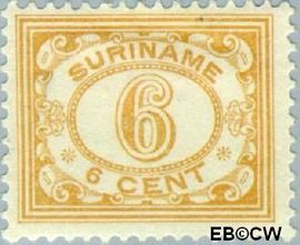 Suriname SU 80 1913 Drukwerkzegel Gebruikt 6
