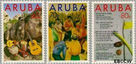 Aruba AR 122#124 1993 Folklore Postfris