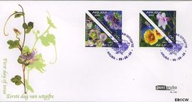 Aruba AR E140 2008 Bloemen FDC zonder adres