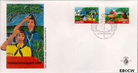 Aruba AR E39 1992 Solidariteit FDC zonder adres
