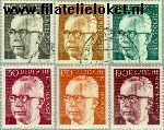 Bundesrepublik BRD 727#732  1972 Heinemann, Dr. Gustav  Postfris