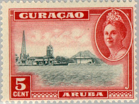Curaçao CU 162 1943 Eilanden 5 Gebruikt