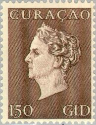 Curaçao CU 195# 1948 Type 'Hartz' Gebruikt