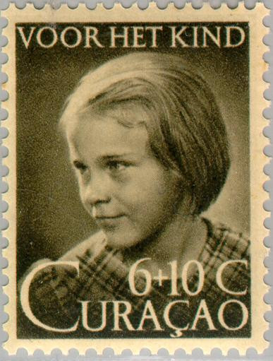 Curaçao CU 200 1948 Wit-gele kruis 6+10 Ongebruikt