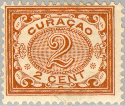Curaçao CU -30 1904 Type 'Vürtheim' 2 Ongebruikt