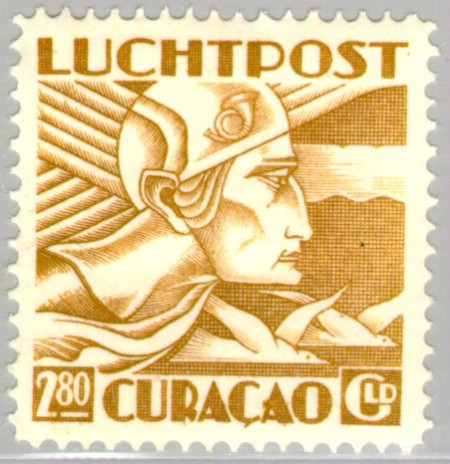 Curaçao CU LP16 1931 Luchtrecht 280 Gebruikt