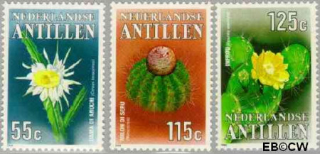 Ned. Antillen NA -907#909 ** Cactussen Postfris