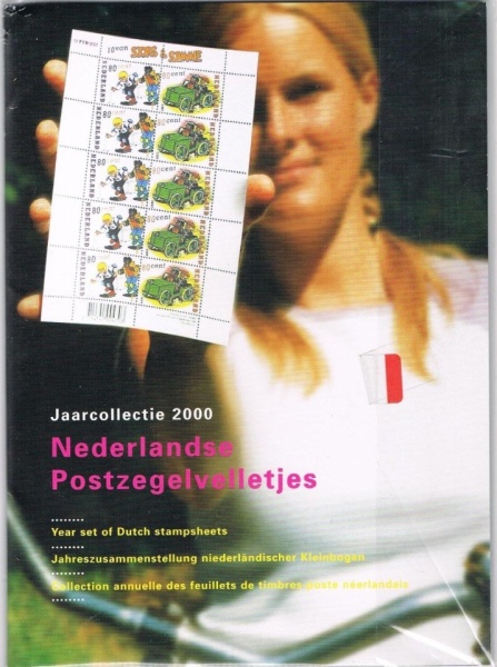 Nederland JCV2000 2000 Jaarcollectie P.T.T. Postzegelvelletjes Postfris