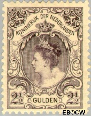 Nederland NL 0078 1899 Koningin Wilhelmina- 'Bontkraag' Ongebruikt 250