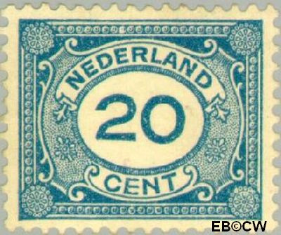 Nederland NL 0109 1921 Cijfer type 'Vürtheim' Gebruikt 20