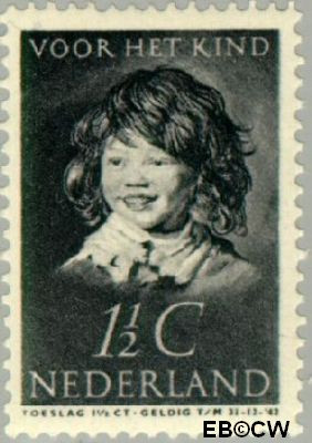 Nederland NL 0300 1937 Kinderportret Frans Hals Gebruikt 1½+1½