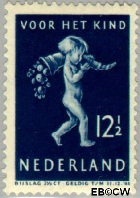 Nederland NL 0331 1939 Kind met hoorn des overvloeds Gebruikt 12½+3½