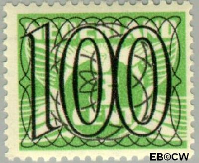 Nederland NL 0371 1940 Cijfer type 'Guilloche' of ' tralie' Gebruikt 100