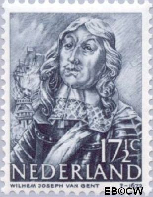Nederland NL 0416 1943 Zeehelden Gebruikt 17½