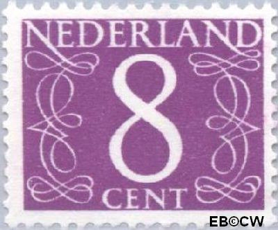 Nederland NL 0468 1957 Cijfer type 'van Krimpen' Ongebruikt 8