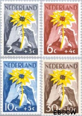 Nederland NL 0538#541 1949 Zonnebloem Postfris