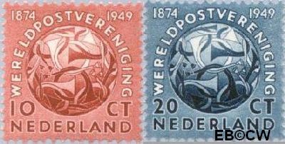 Nederland NL 0542#543 1949 U.P.U. Ongebruikt