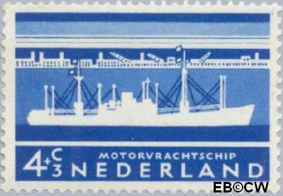 Nederland NL 0688 1957 Schepen Gebruikt 4+3