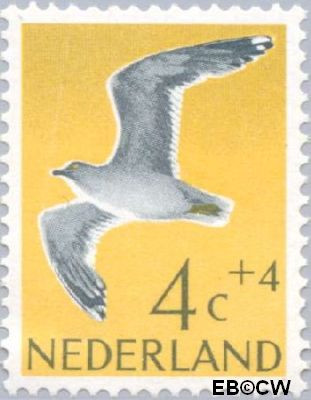 Nederland NL 0752 1961 Vogels Postfris 4+4