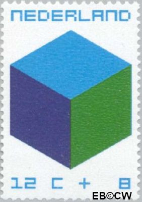 Nederland NL 0978 1970 Kubus Gebruikt 12+8