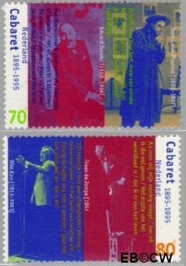 Nederland NL 1656#1657 1995 Cabaret Postfris