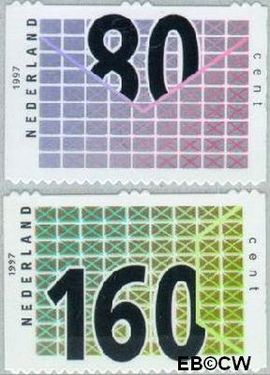Nederland NL 1707#1708 1997 Zakenpost Postfris
