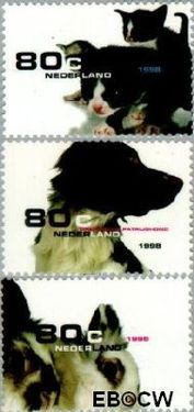 Nederland NL 1779#1781 1998 Huisdieren Postfris