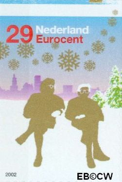 Nederland NL 2127 2002 Personen in winterlandschap Gebruikt 29