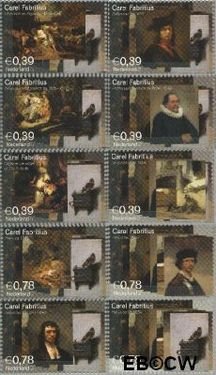 Nederland NL 2285#2294 2004 Carel Fabritius Postfris
