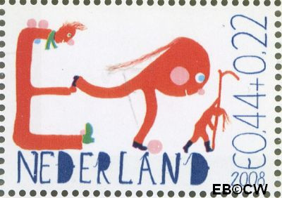 Nederland NL 2608c 2008 Laat kinderen leren Gebruikt 44+22