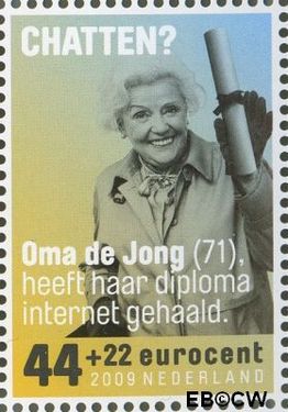 Nederland NL 2641f 2009 Ouderenzegels- Vergeet ze niet Postfris 44+22