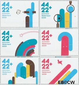 Nederland NL 2683a#2683f 2009 Laat kinderen leren Postfris
