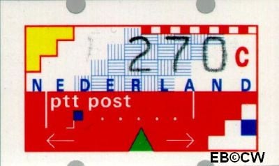 Nederland NL ATM24 1991 Opgedrukte waarde Gebruikt 270