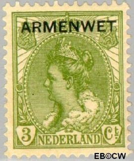 Nederland NL D5 1913 Armenwet Gebruikt 3